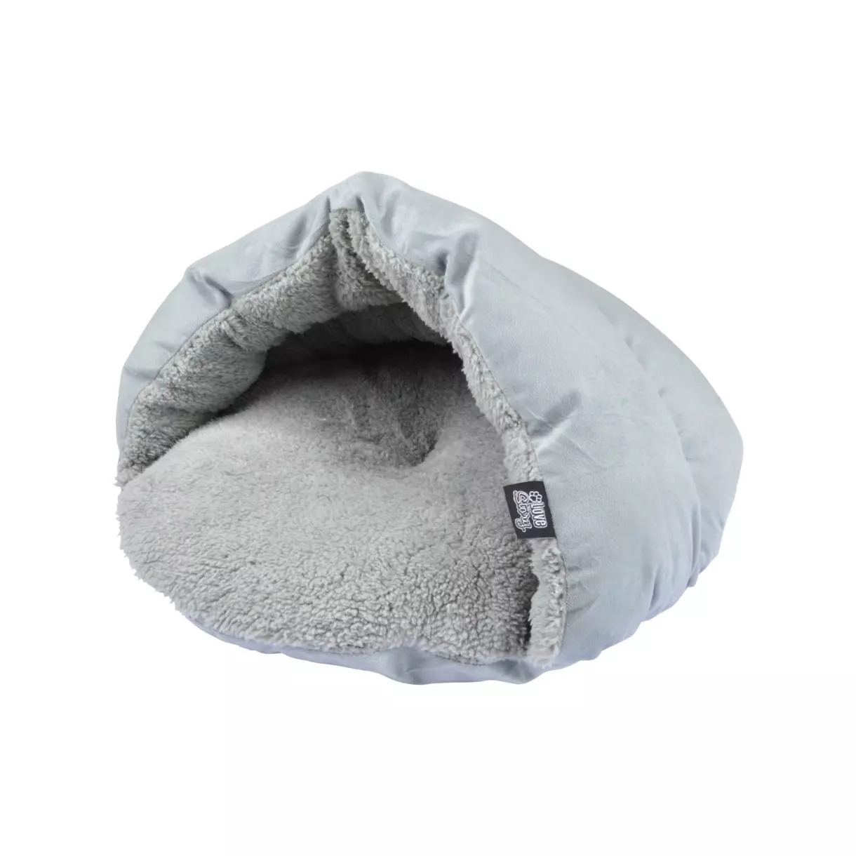 Niche chausson d'intérieur pour chat Sweet Cat L45 cm Gris clair 1
