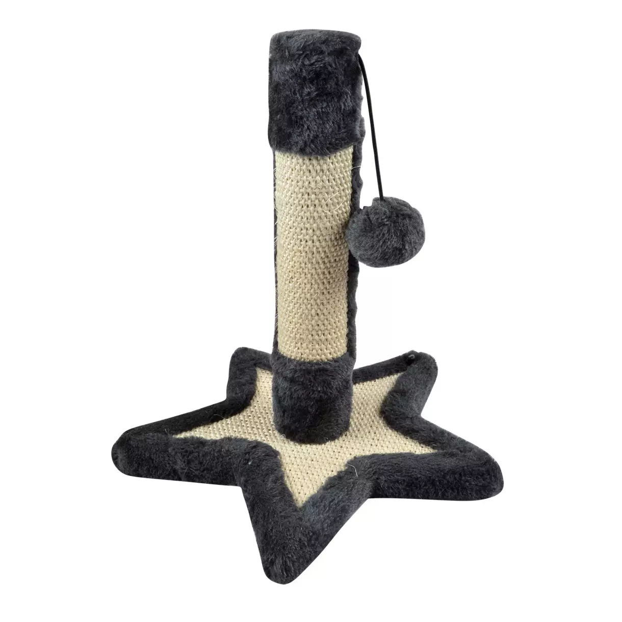 Arbre à chaton avec socle étoile et jouet Anthracite 1