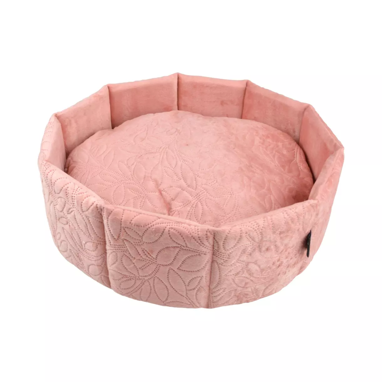 Mand rond (hond & kat) Boho D48 cm Oudroze 1