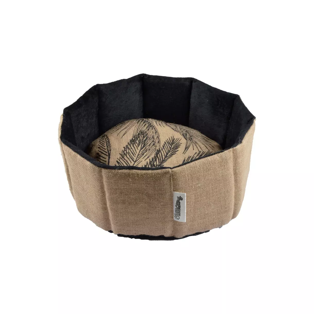 Panier rond pour chat et chien Bahia D50 cm Noir 1