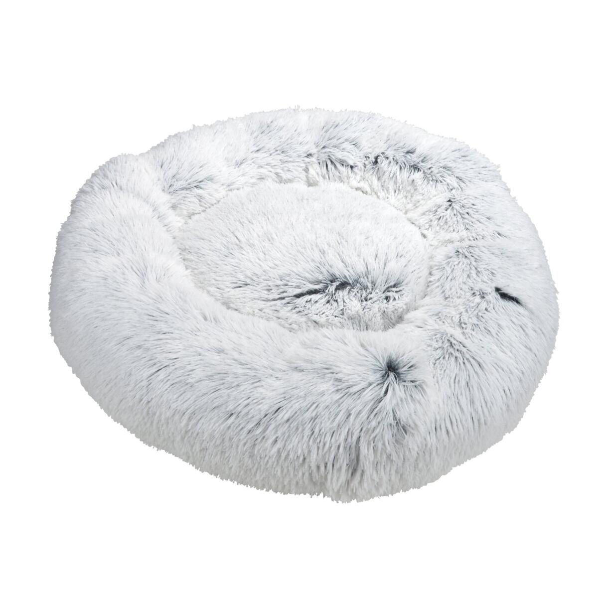 Cuscino rotondo morbido per gatto e cane  Fluffy D75 cm  Bianco delavato 1
