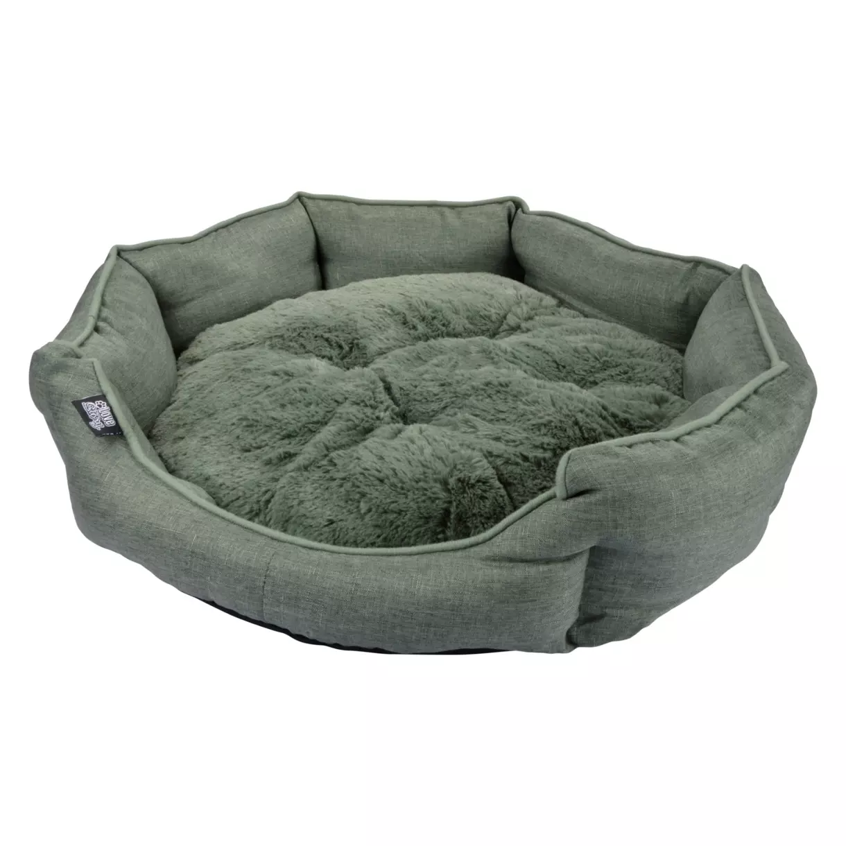Panier rond pour chat et chien Newton D60 cm Kaki 1