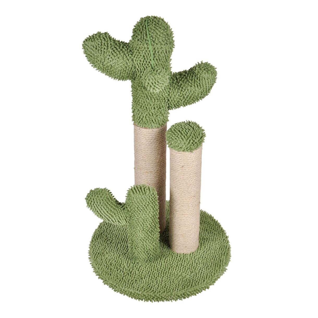 Rascador Cactus con juguete Verde 1