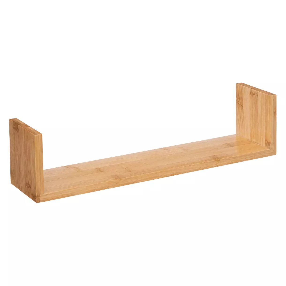 Lot de 3 étagères à bordure Fixy Bambou Naturel 6
