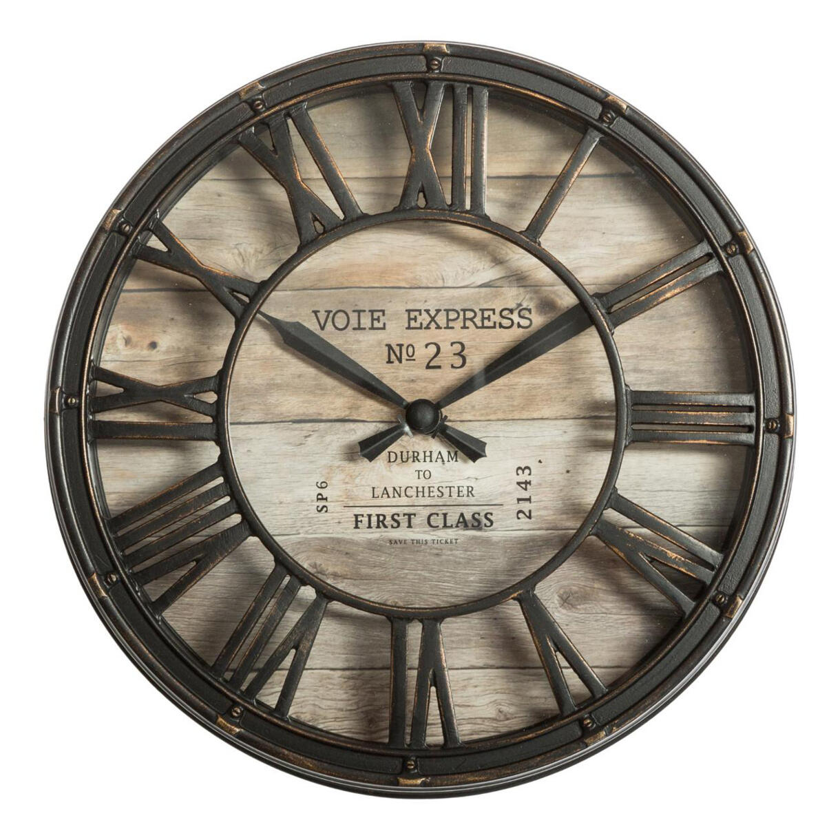 Reloj Vintage (D21 cm) Marrón 1