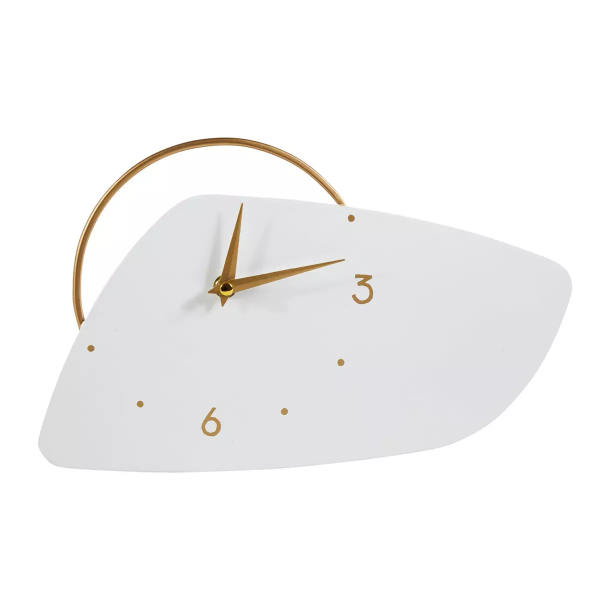 Horloge métal Nia Blanche 1