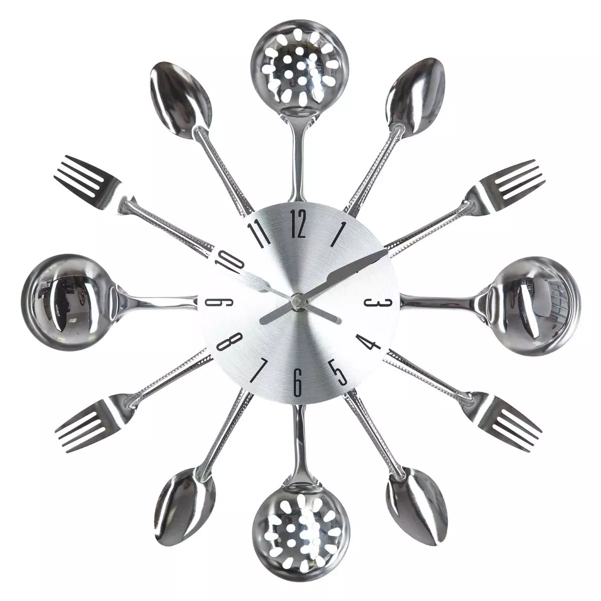 Horloge Ustensiles Argent 1