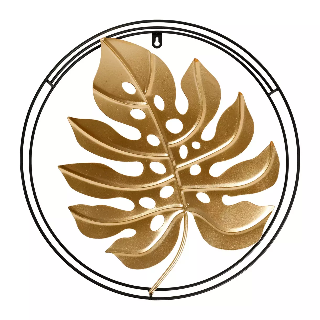 Decoración de pared Monstera Dorado 1