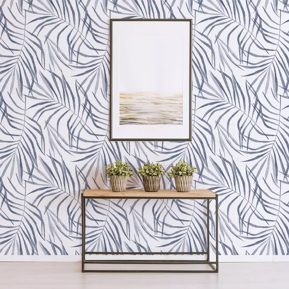Papel pintado adhesivo (130 x 260 cm) Dulce Paraíso Azul 1