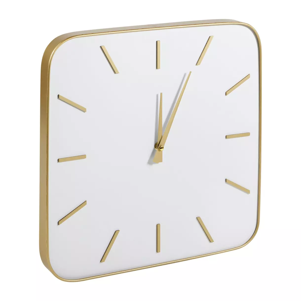 Reloj de pared metal Milan Oro 1