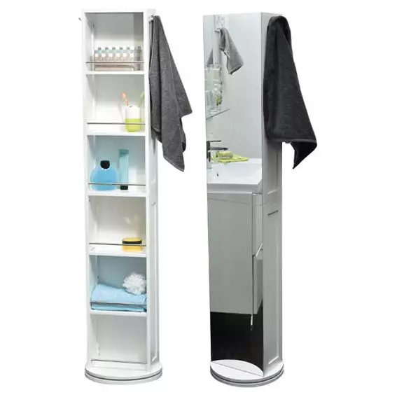 Meuble colonne salle de bain Pivotant 1