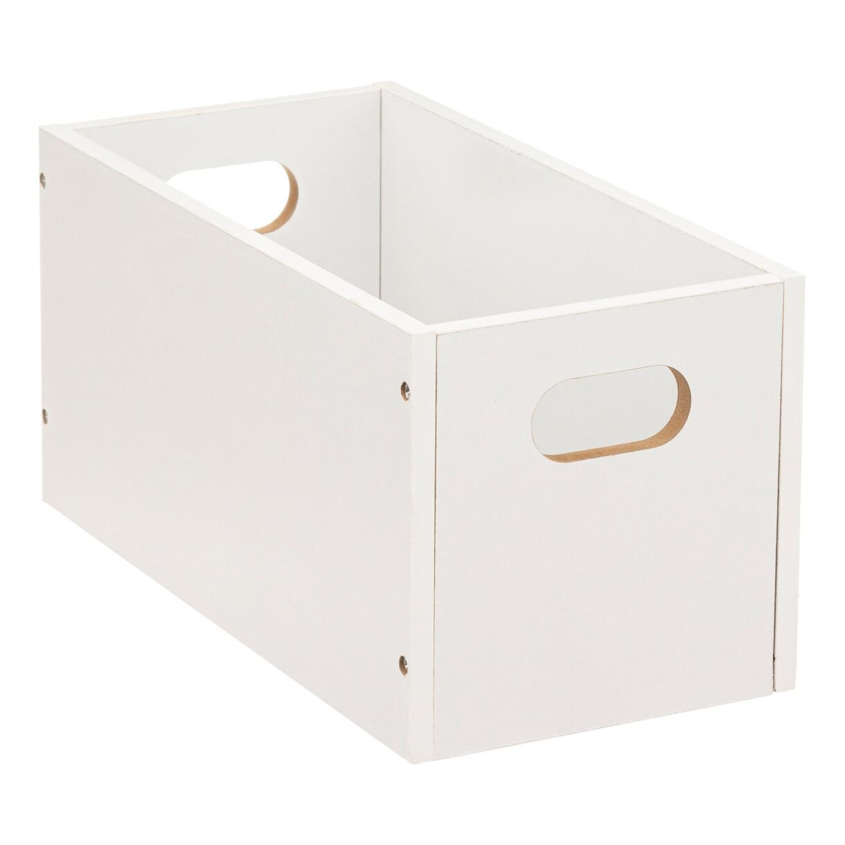 Aufbewahrungsbox (15 x 31 cm) Mano Weiß 1