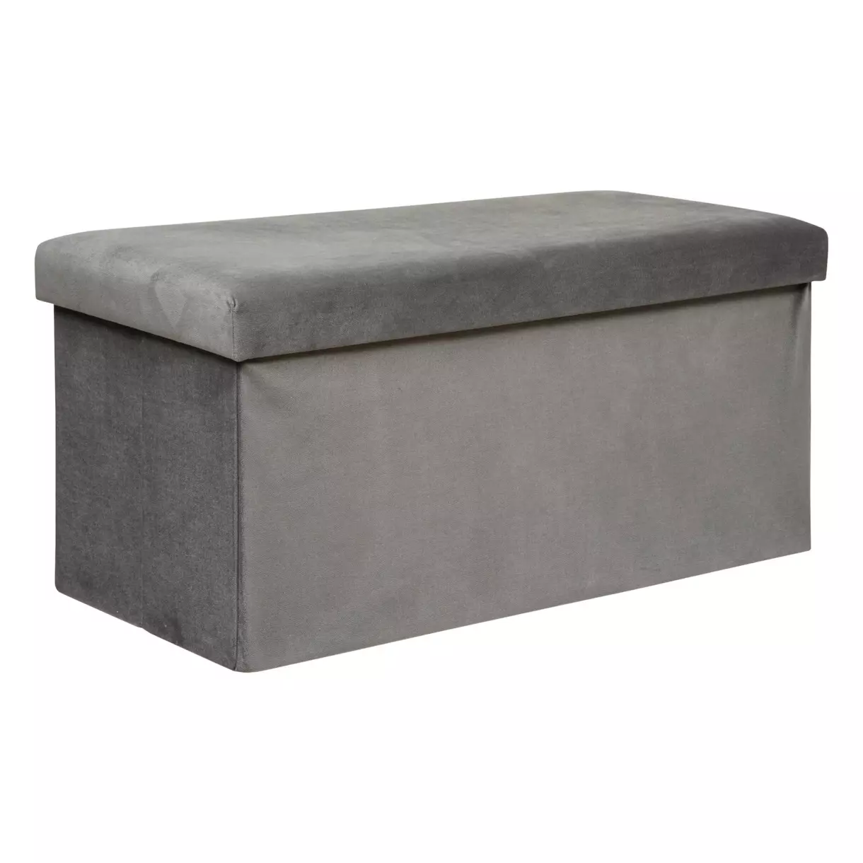 Pouf de rangement double Lilou Gris 1