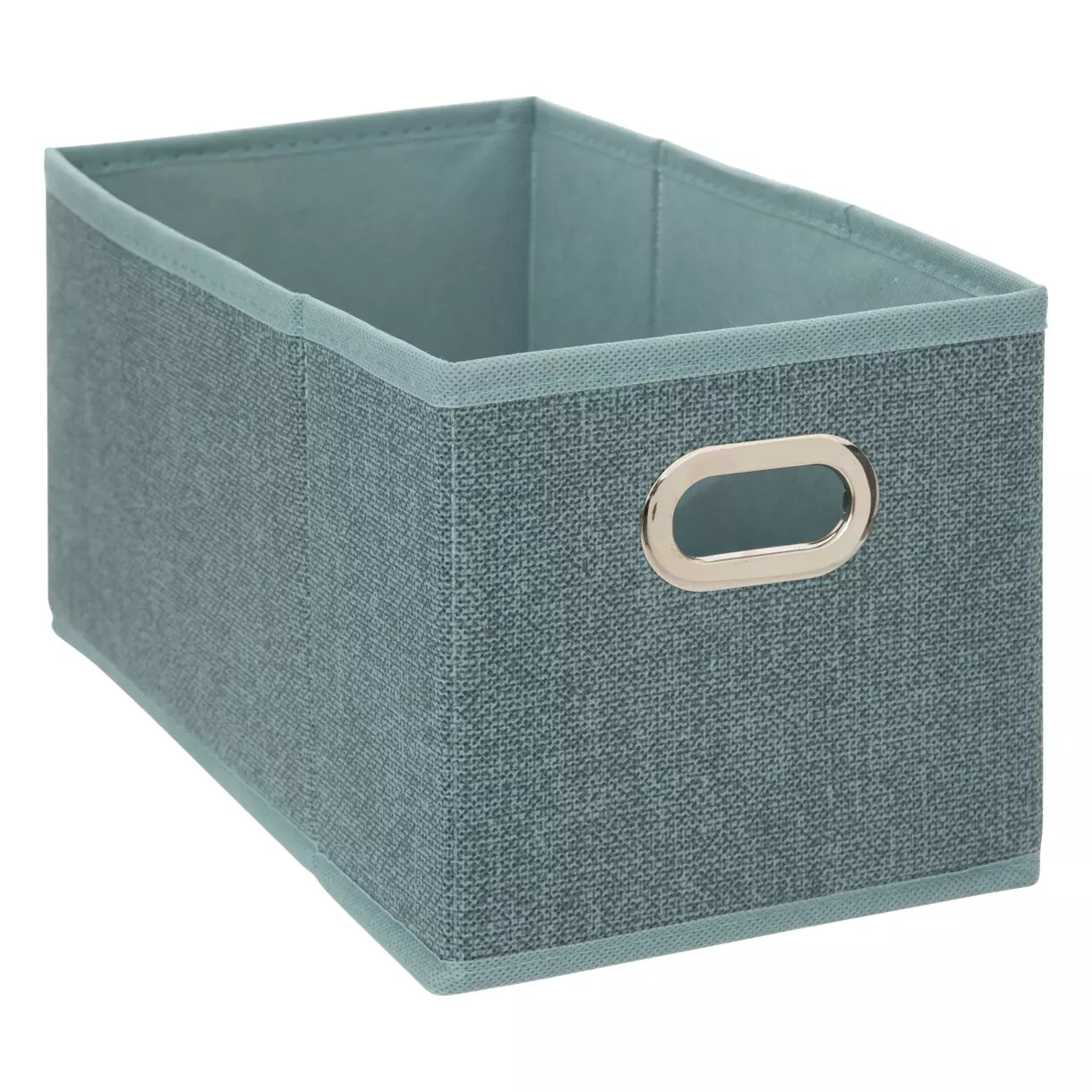 Cesta de almacenaje (15 x 31 cm) Helena azul petróleo 1