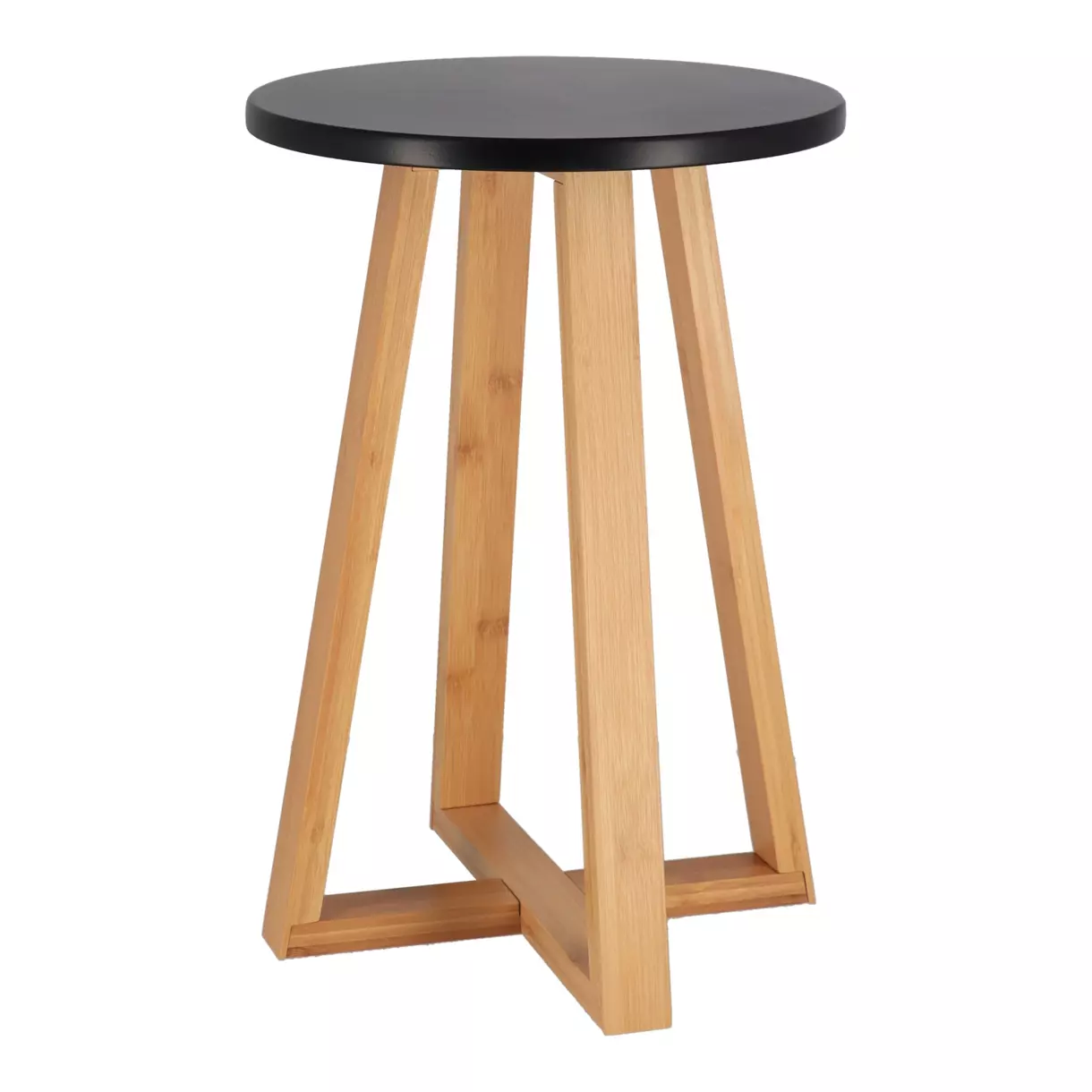 Tabouret plateau Bambou Noir 1