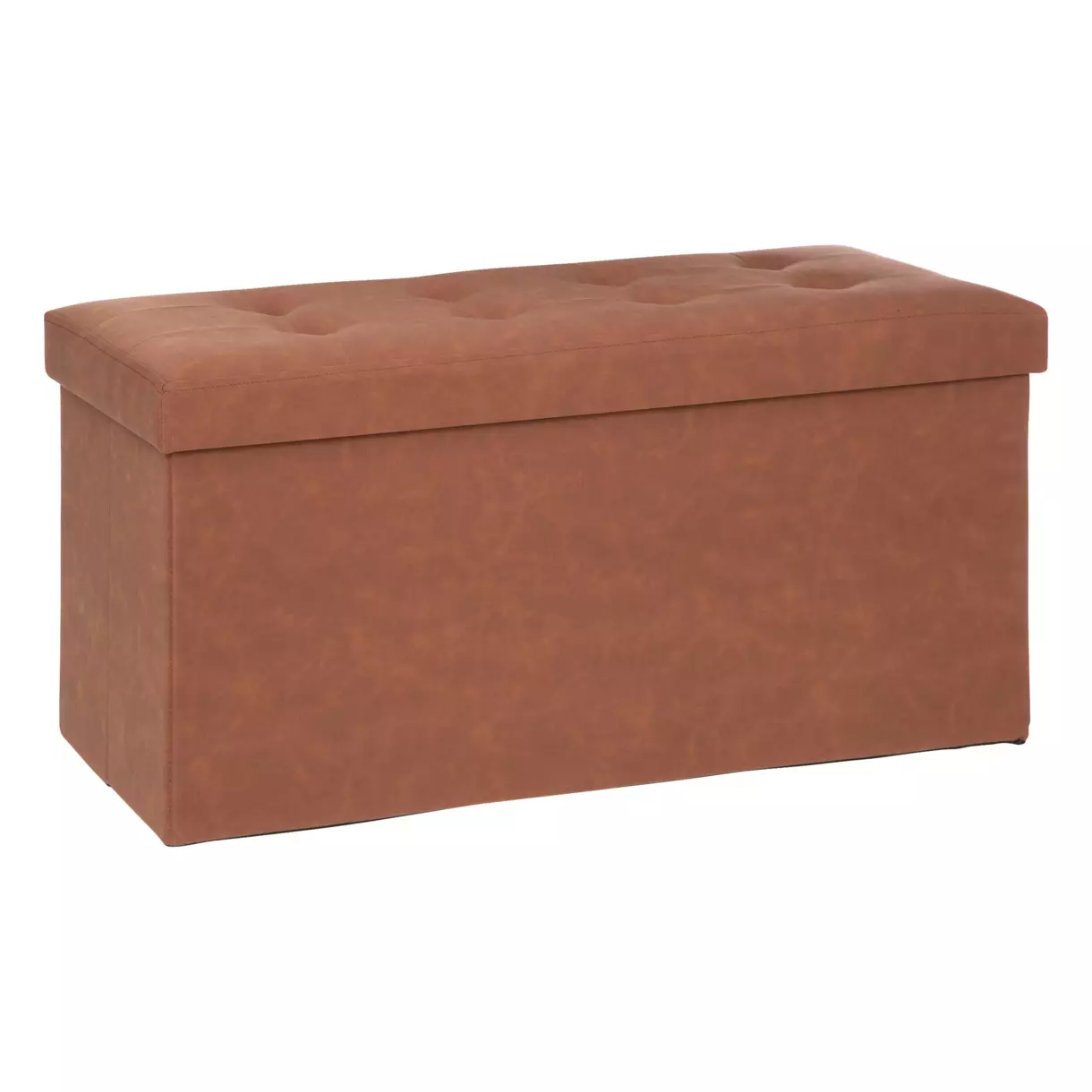 Pouf pliant double Soren Marron 1