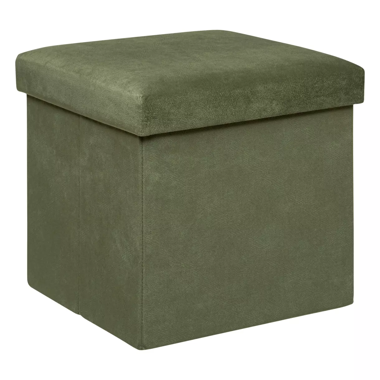 Pouf portaoggetti Lilou Verde cachi 1