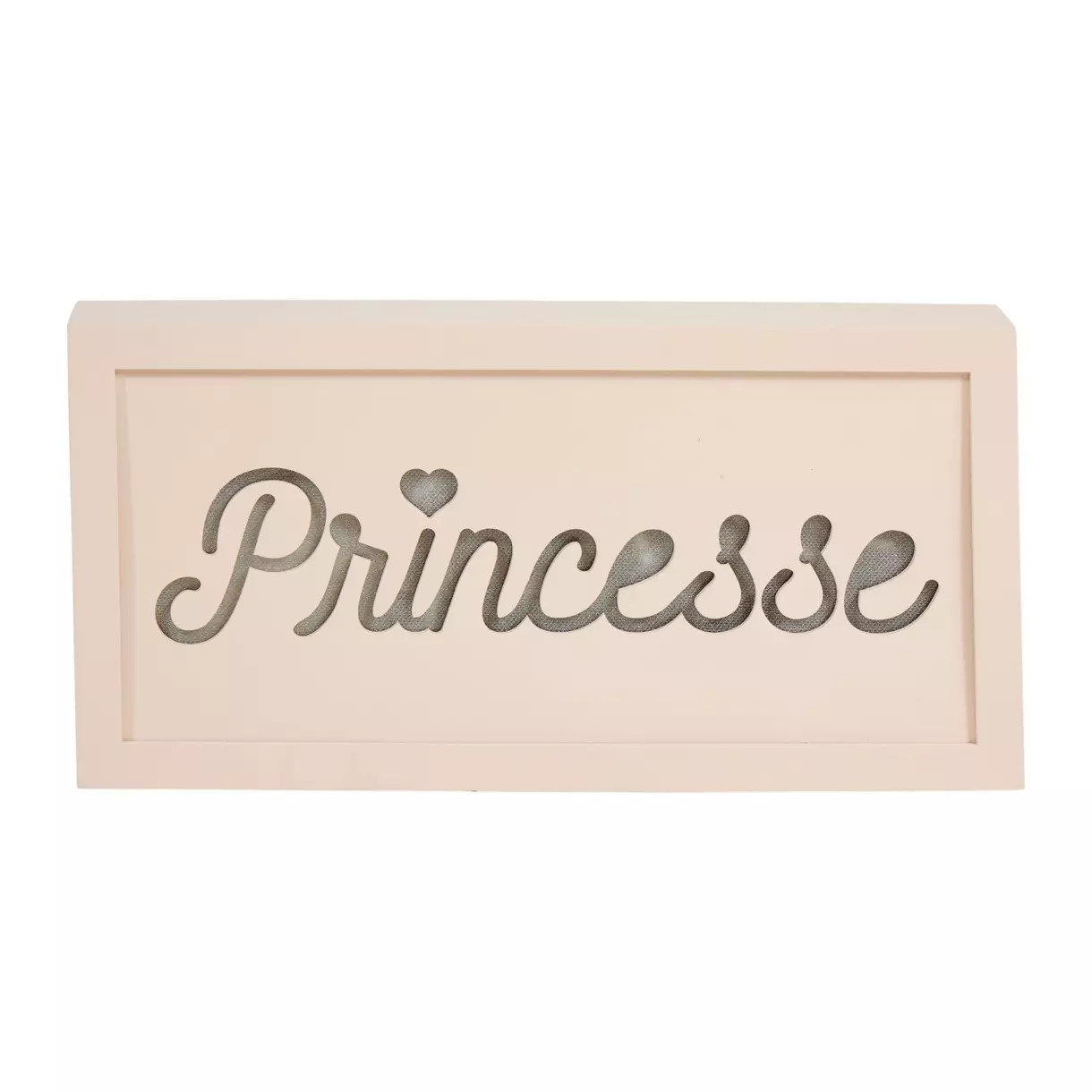 Caja de madera iluminada Princesse Rosa