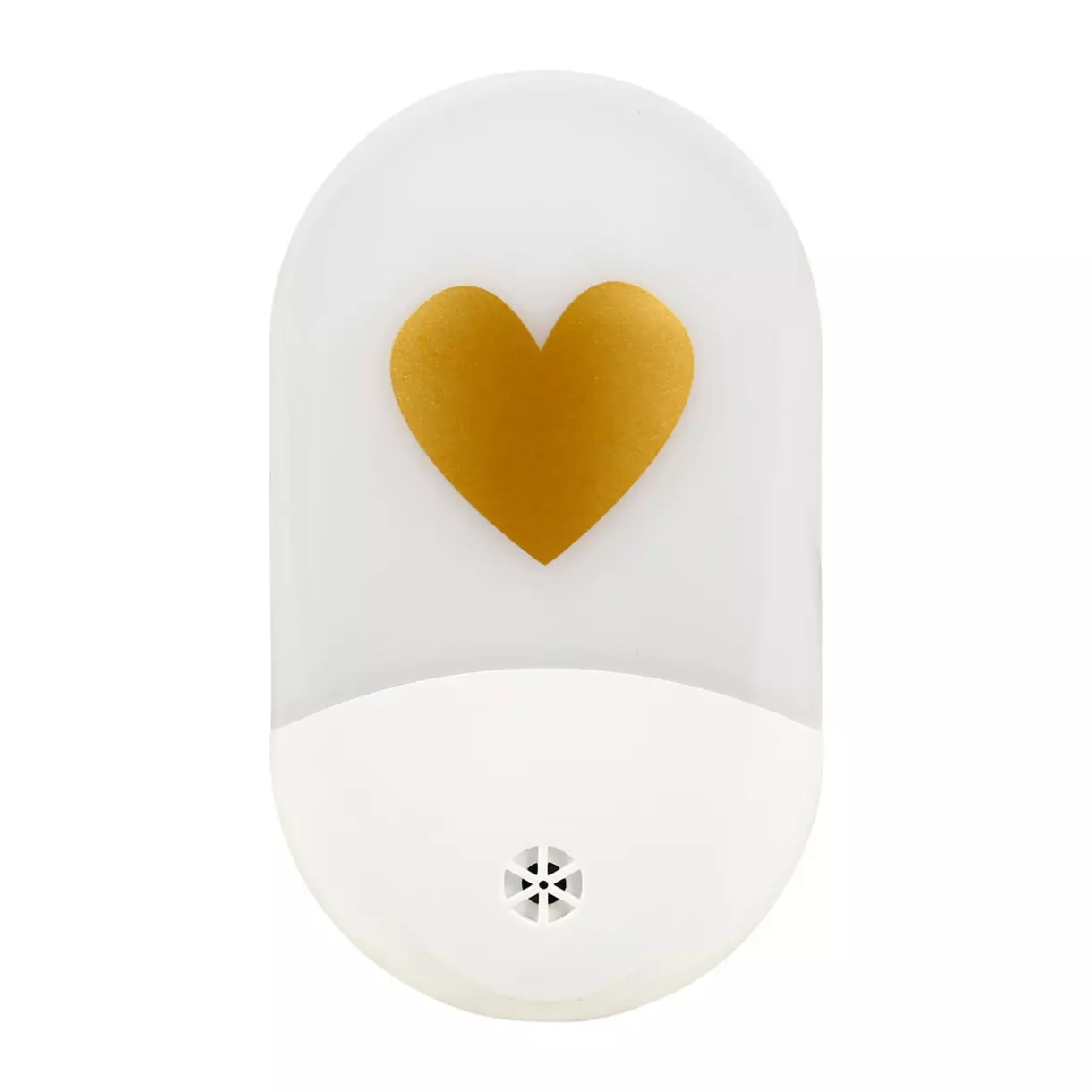 Kindernachtlampje sector (6 cm) Wit Hart