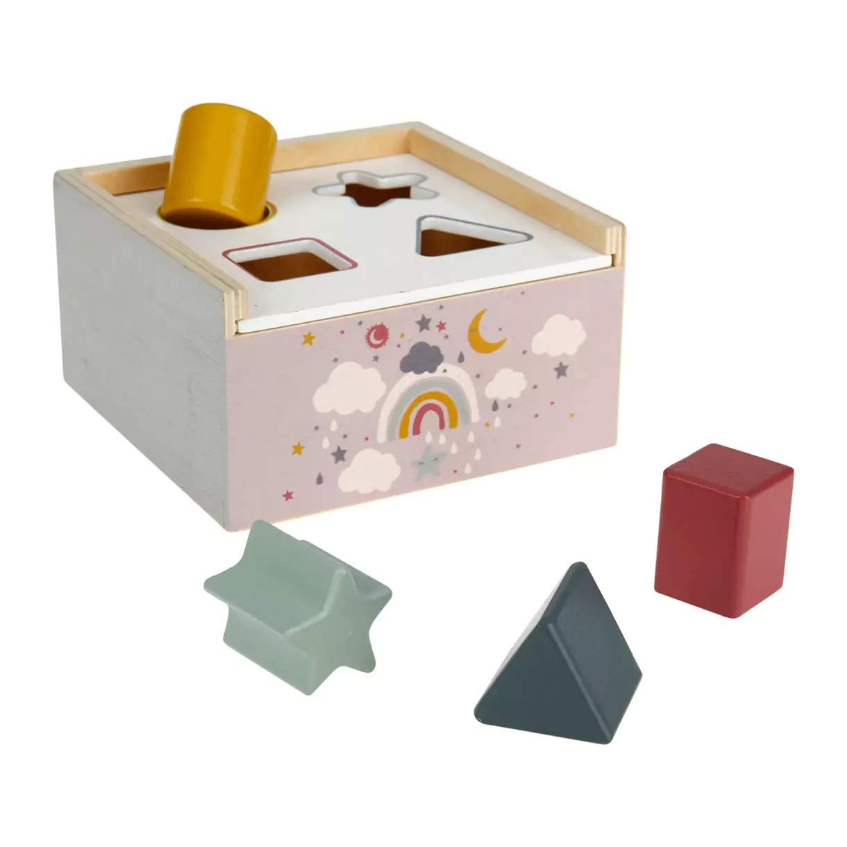 Boîte à formes bois Josy Multicolore 1