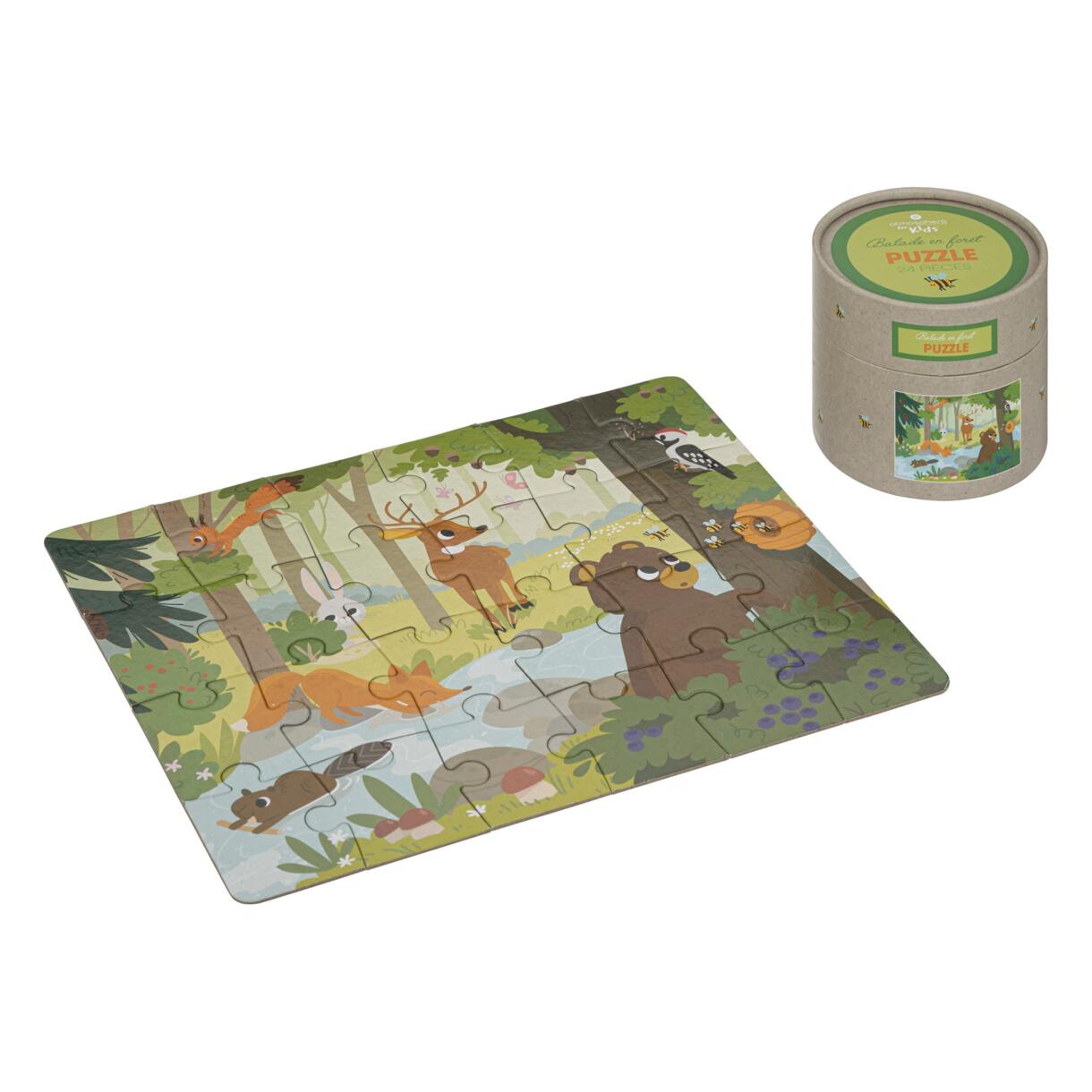 Puzzle per bambini da 24 pezzi Forest Multicolore