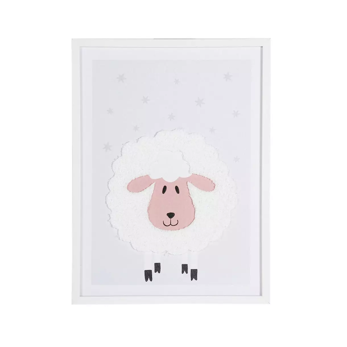 Lienzo de pared niño Mouton Blanco 1