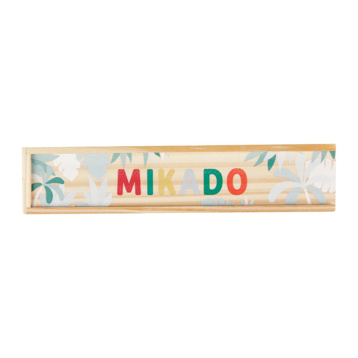 Mikado-Spiel Holz Mehrfarbig
