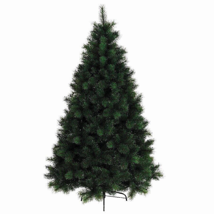 Albero di Natale artificiale Edmonton Alt. 210 cm Verde abete 1