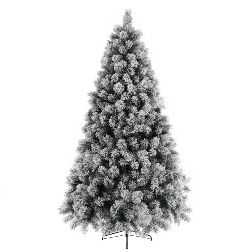 Kunstkerstboom Edmonton H240 cm besneeuwd groen 1