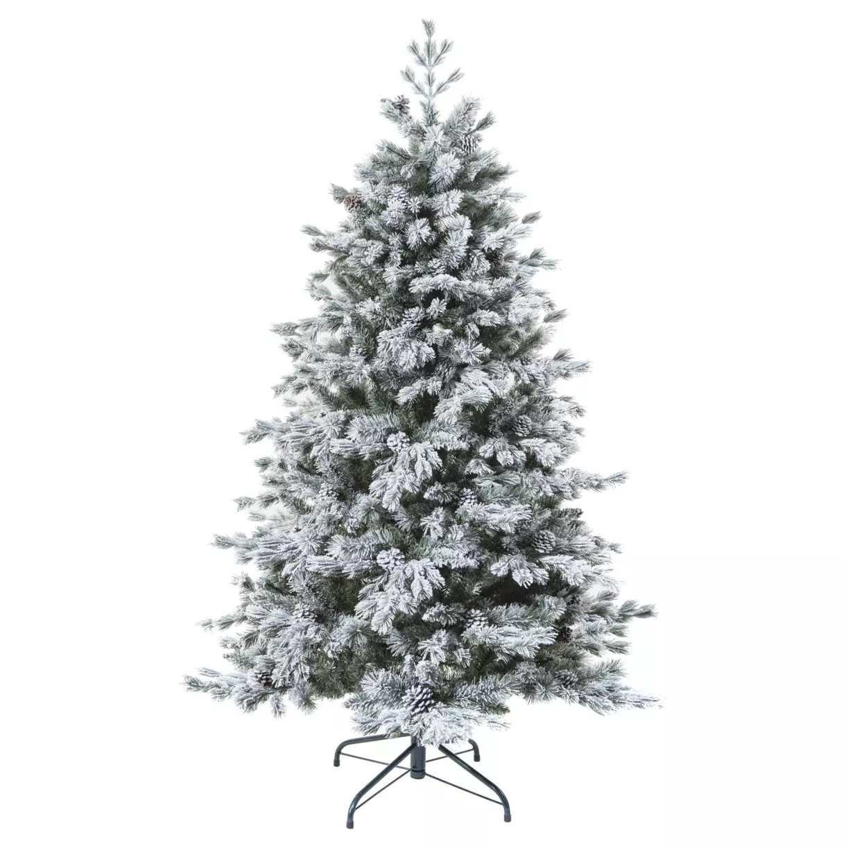 Sapin artificiel de Noël Ontario H180 cm Vert enneigé 1