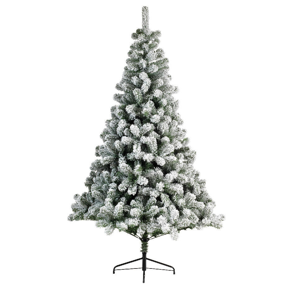 Künstlicher Weihnachtsbaum Royal H210 cm Grün verschneit 1