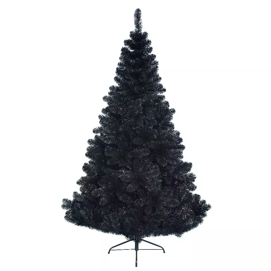 Árbol artificial de Navidad Black Royal Alto 180 cm Negro 1