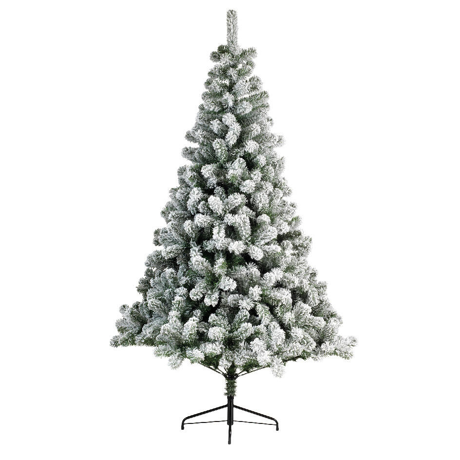 Árbol artificial de Navidad Royal Alto 150 cm Verde nevado 1