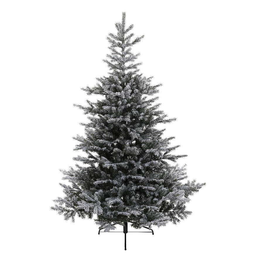 Künstlicher Weihnachtsbaum Glorious H240 cm Grün verschneit 1