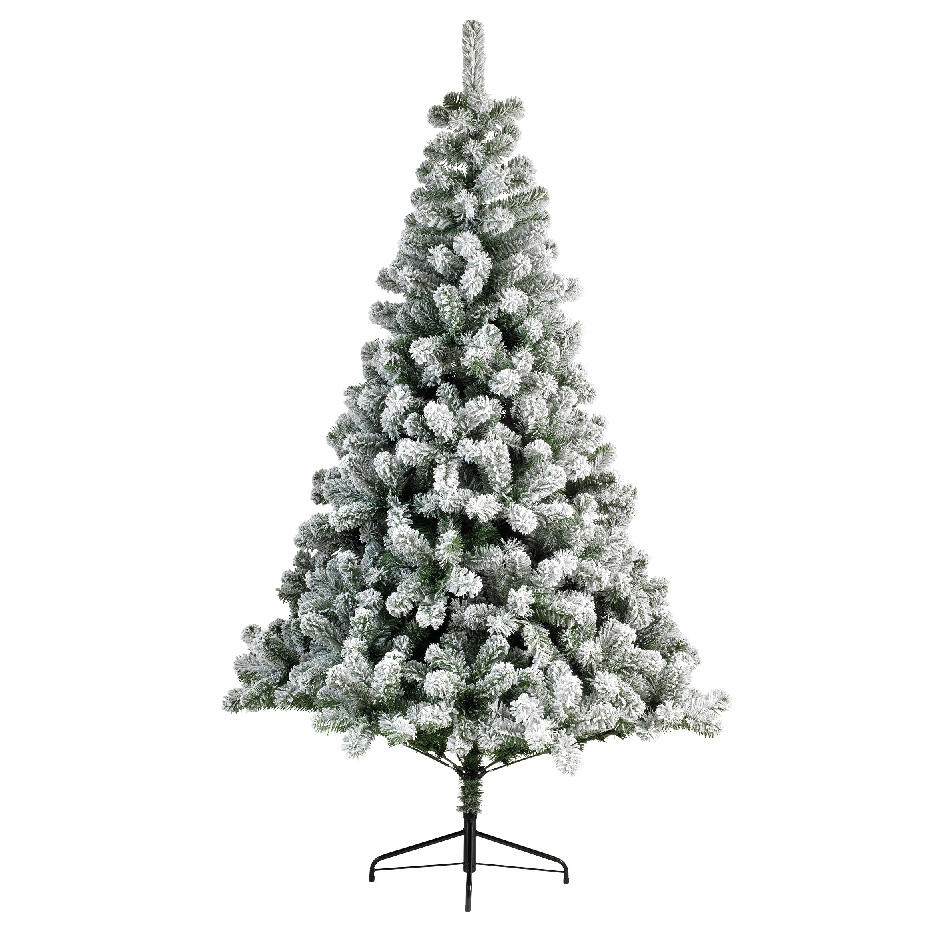 Künstlicher Weihnachtsbaum Royal H120 cm Grün verschneit 1