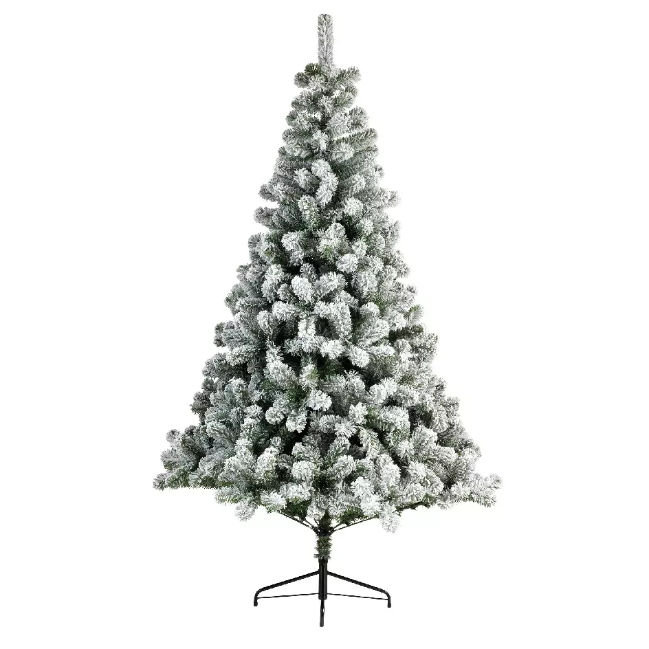 Árbol artificial de Navidad Royal Alto 120 cm Verde nevado 1