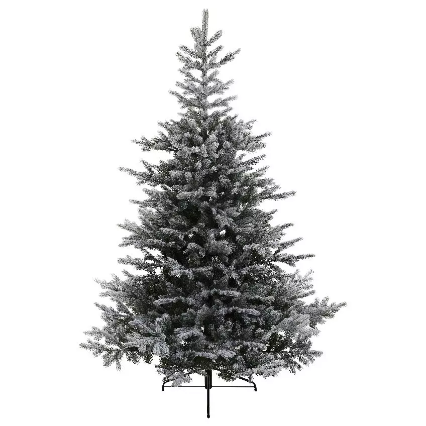 Árbol artificial de Navidad Glorious Alto 180 cm Verde escarchado 1