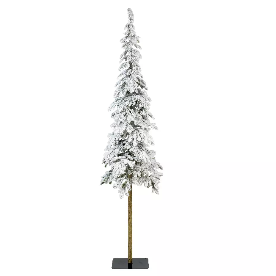 Sapin artificiel de Noël Sierra H300 cm Vert enneigé 1