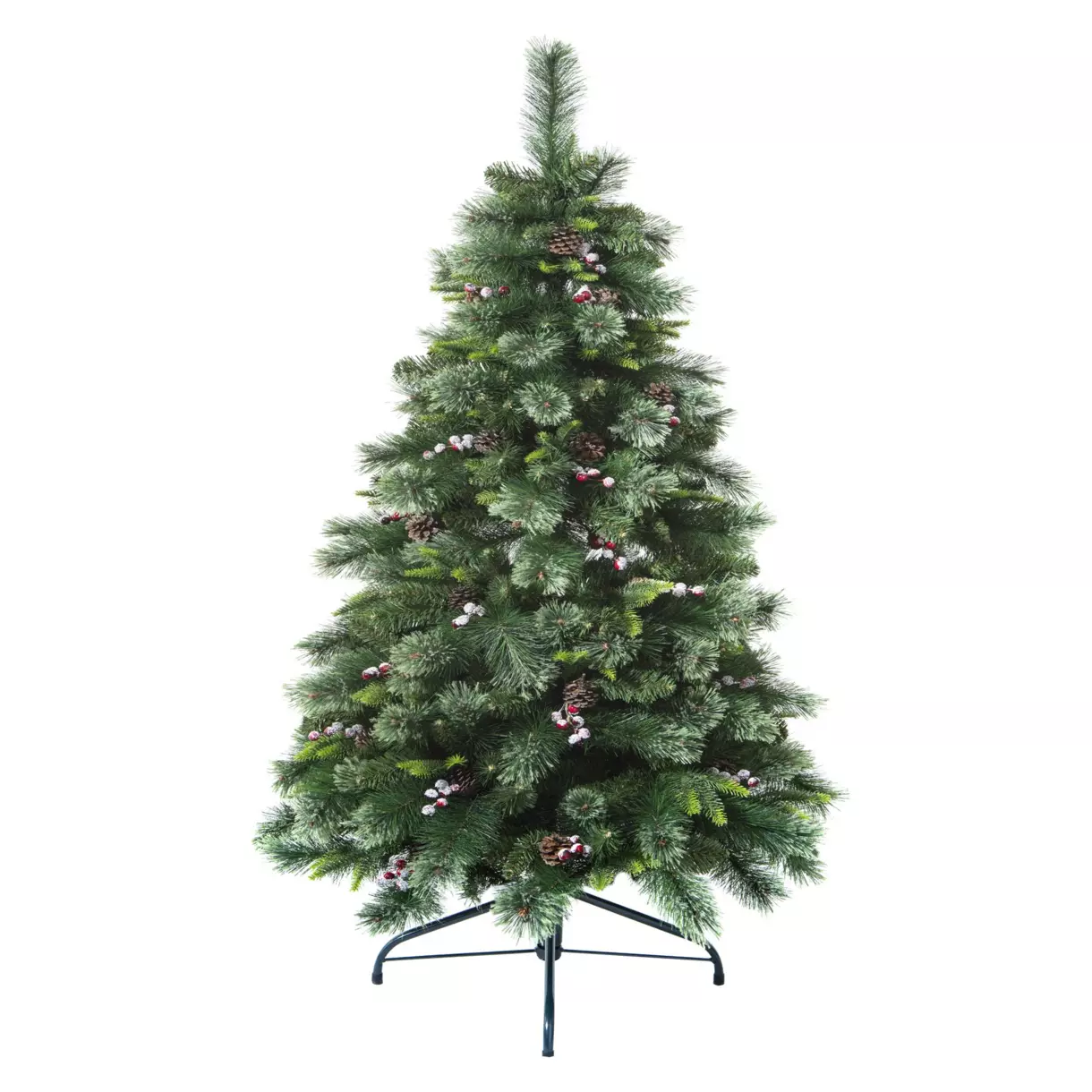 Árbol artificial de Navidad Wyoming Alto 150 cm Verde 1