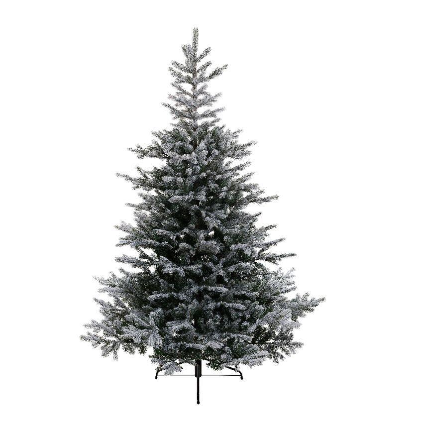 Künstlicher Weihnachtsbaum Glorious H210 cm Grün verschneit 1