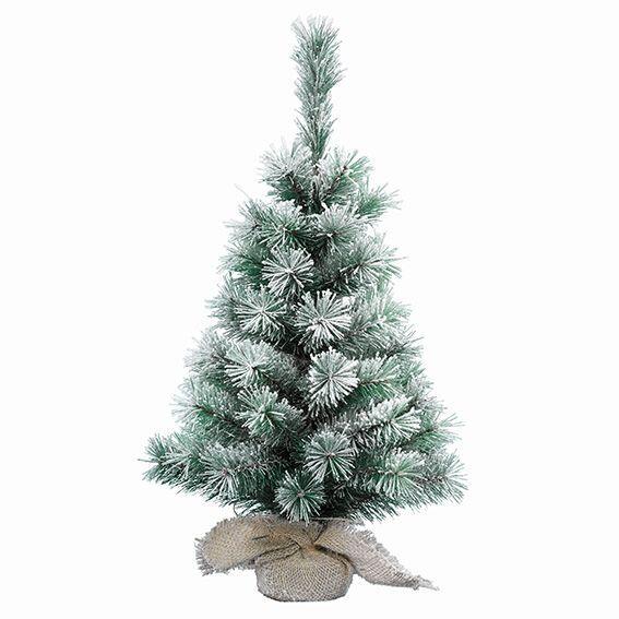 Albero di Natale artificiale Edmonton Alt. 75 cm Verde innevato 1