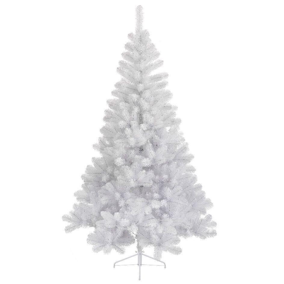 Árbol artificial de Navidad Real Alto 240 cm Blanco 1