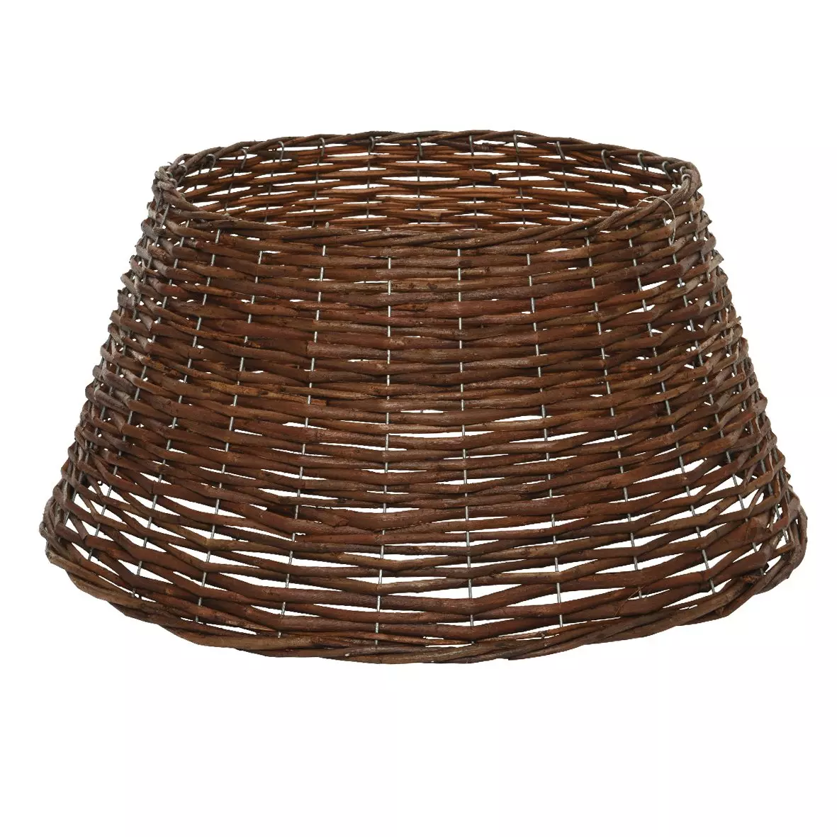 Cache pied de sapin Saule Marron foncé 1