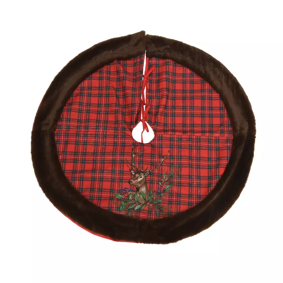 Rond kerstboomtapijt Cerf 1