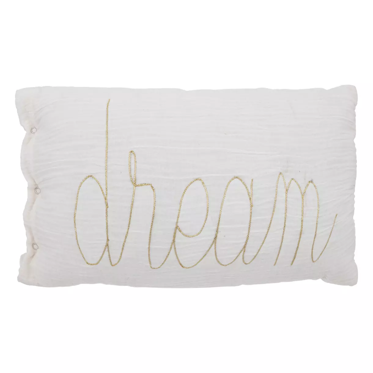Coussin rectangulaire enfant (50 cm) Lili Blanc