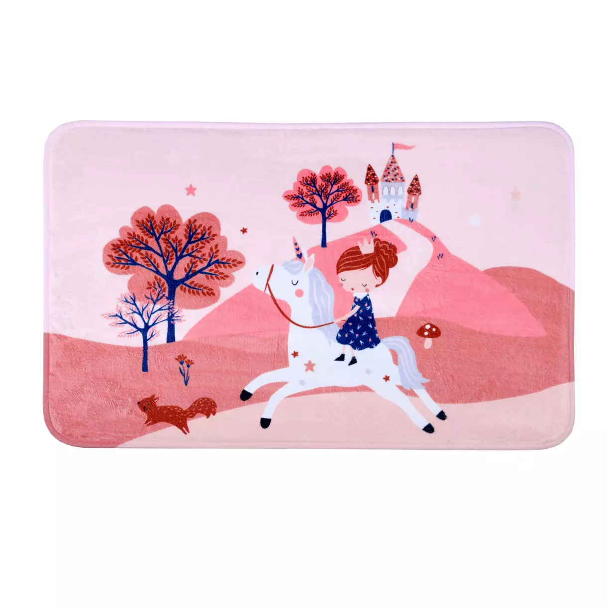 Alfombra (75 cm) Cyrielle Rosa 1