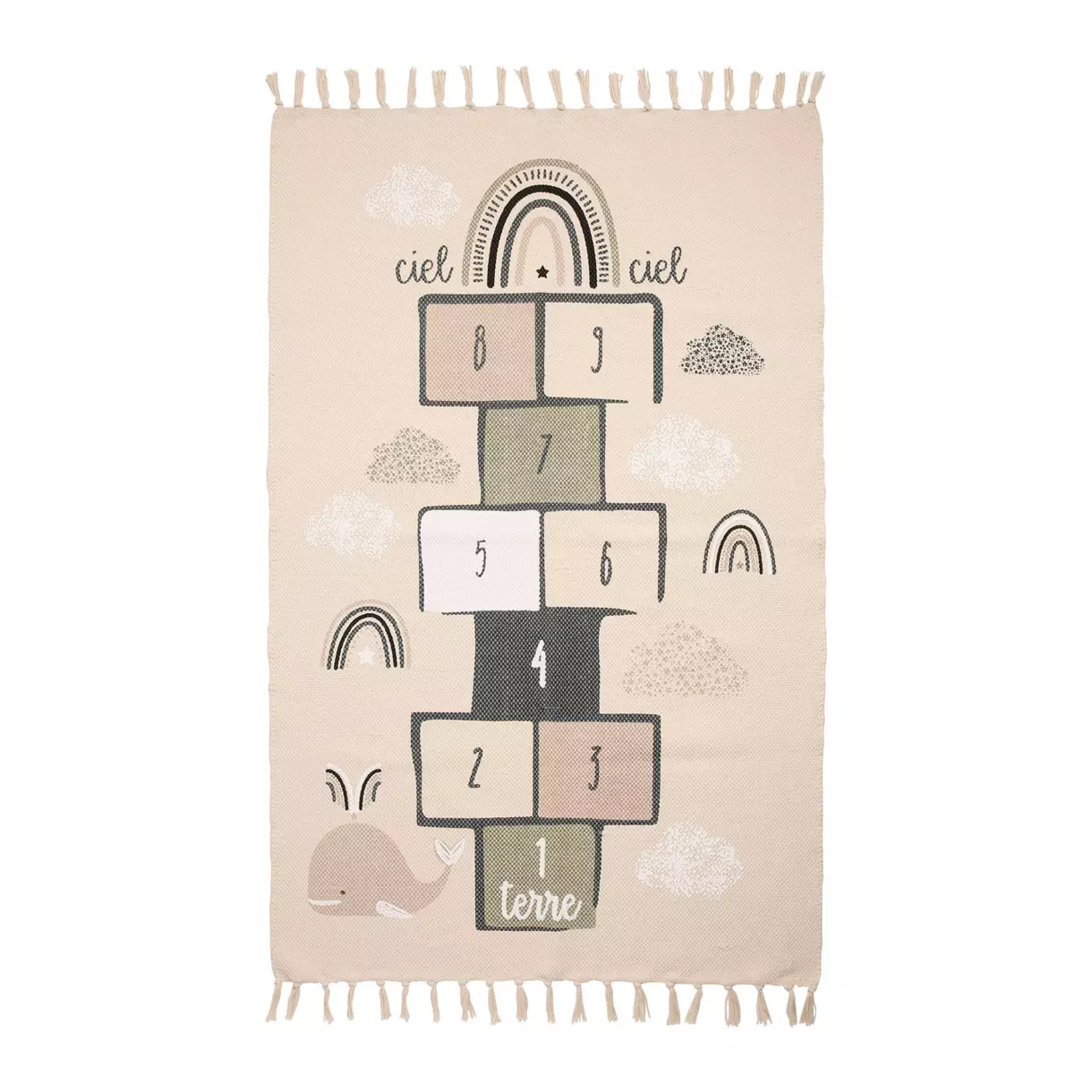 Vloerkleed katoen kind (120 cm) Marelles Beige