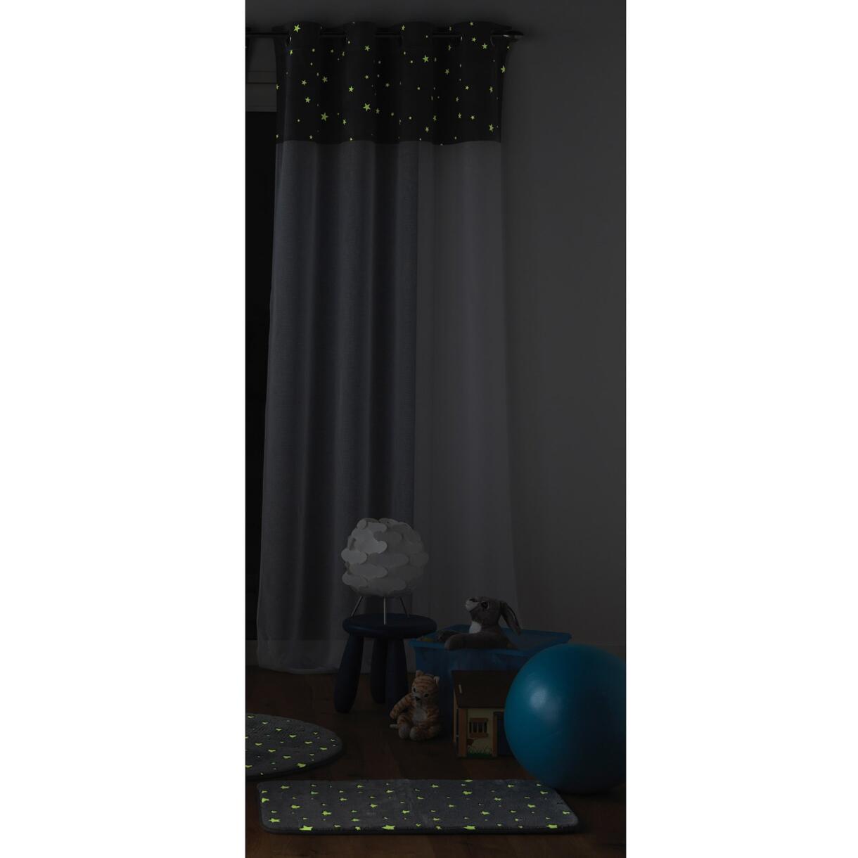 Tenda trasparente fosforescente (140 x 240 cm) Moonlight Grigio 6