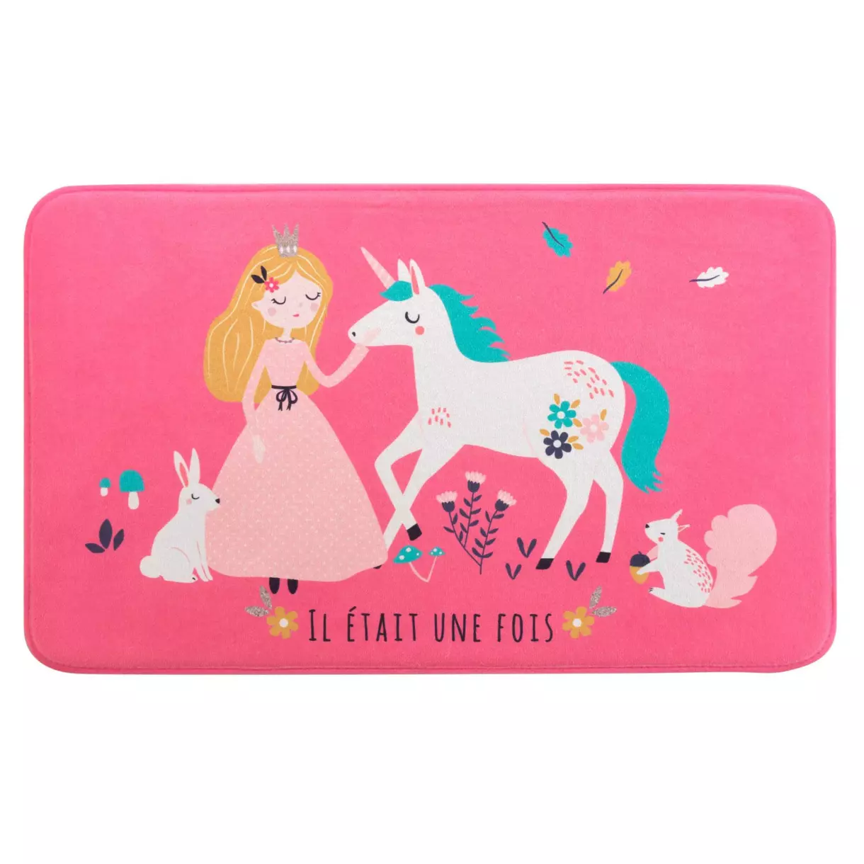 Tapis (75 cm) Princesse Licorne Rose 1