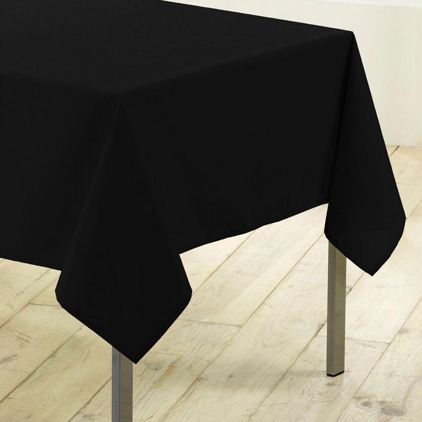 Tafelkleed rechthoekig vlekbestendig (L200 cm) Essentiel Zwart 1